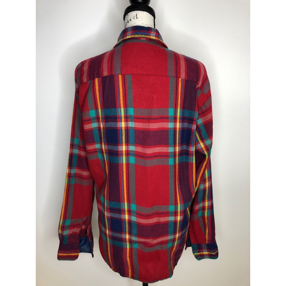Backpacker Button-down Plaid Shirt - red - medium - Picture 4 of 7